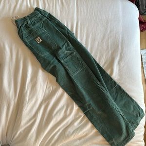 BDG green straight leg (baggy) cords size small